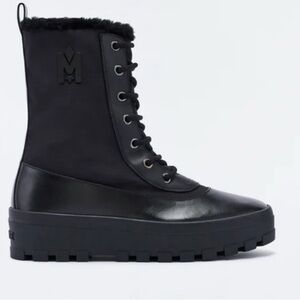 NEW MACKAGE HERO Shearling-Lined Winter Boots -23.8°F $750 Men US8 EU41 UK 7
